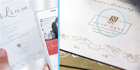 nfc tags for wedding invitations